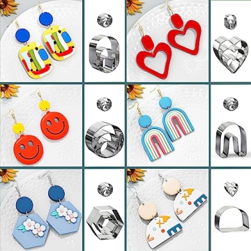 Snoghmil Polymer Clay Earring Making Kit for All Ages