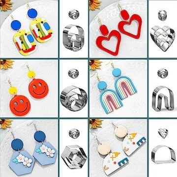 Snoghmil Polymer Clay Earring Making Kit for All Ages