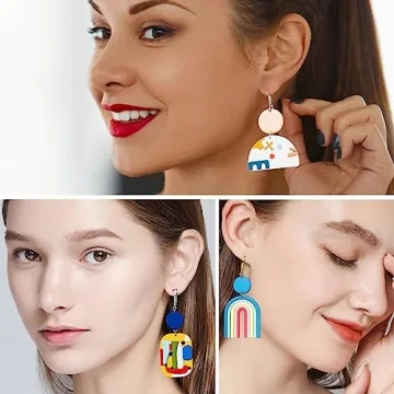 Snoghmil Polymer Clay Earring Making Kit for All Ages