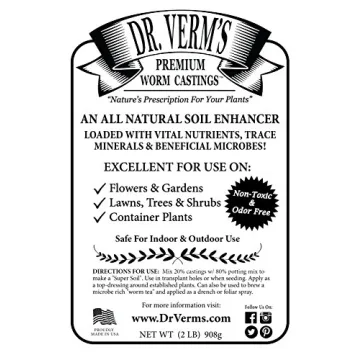 Dr. Verm's Organic Soil Builder Worm Castings 2 LB