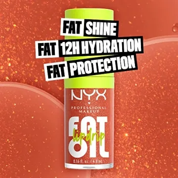 NYX Fat Oil Lip Drip Vegan Moisturizing Lip Gloss Shimmering Nude