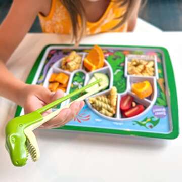 Genuine Fred T-REX Munchtime Chopsticks, One Size, T-Rex