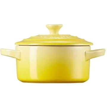 Le Creuset Stoneware Mini Round Cocotte, 8 oz., Soleil