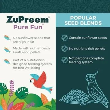 ZuPreem Pure Fun Bird Food for Cockatiels and Conures