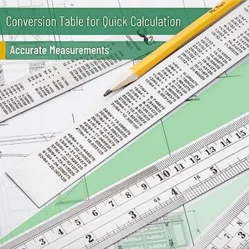 Mr. Pen Steel Rulers, 6, 8, 12, 14 inch Metal Rulers, Pack of 4