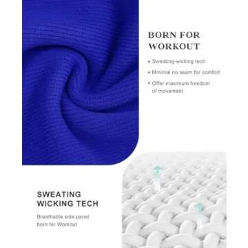 Popilush Jumpsuits for Women Long Sleeve Built-In Bra Square Neck Full Length Leggings Bodycon Stretch Workout Outfits