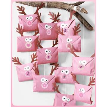 MUNBYN 2 Inch Pink Circle Thermal Labels, 6 Different Designs in 1 Roll, Round Thermal Label Stickers for Small Business, Logo Design, 750 Sheets/1 Roll