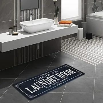 Stylish Non Slip Laundry Runner Rug - ROMAMIGO 20x47
