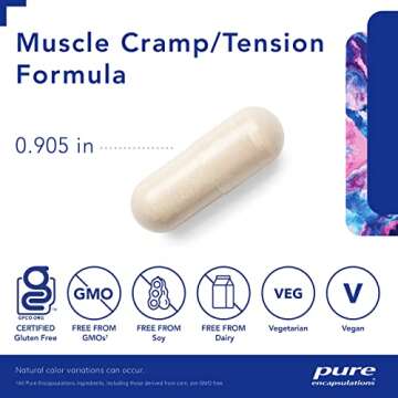 Muscle Cramp/Tension Formula by Pure Encapsulations - 60 Capsules