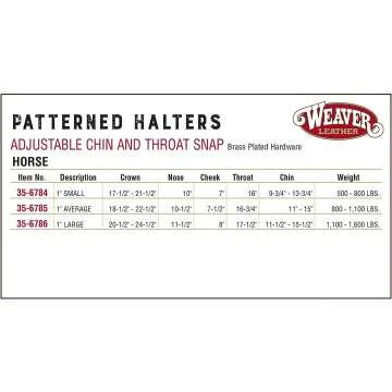 Weaver Leather Adjustable Nylon Horse Halter - Durable Design