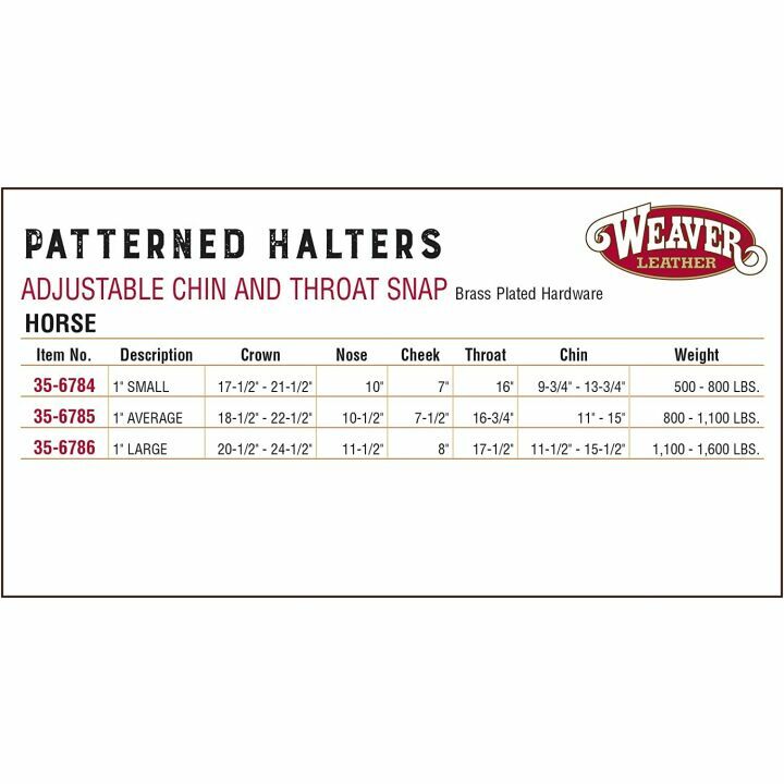 Weaver Leather Adjustable Nylon Horse Halter - Durable Design