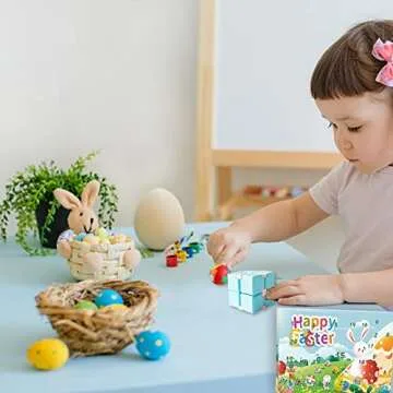 Fidget Toy Packs Sensory Fidget Toys Set for Boys, Girls, Kids, 25PCS Fidget Kit Box Figets Toys Sets Easter Basket Stuffers Easter Filler Gift Fidget Advent Calendars 2022 Toy for Kid