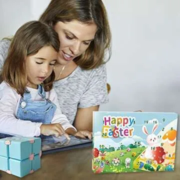 Fidget Toy Packs Sensory Fidget Toys Set for Boys, Girls, Kids, 25PCS Fidget Kit Box Figets Toys Sets Easter Basket Stuffers Easter Filler Gift Fidget Advent Calendars 2022 Toy for Kid