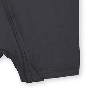 Gerber Unisex Baby Buttery-soft Short Sleeve With Viscose Made Eucalyptus Romper, Shadow, 3-6 Months US