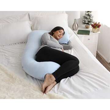 Pharmedoc Pregnancy Pillow for Ultimate Body Support