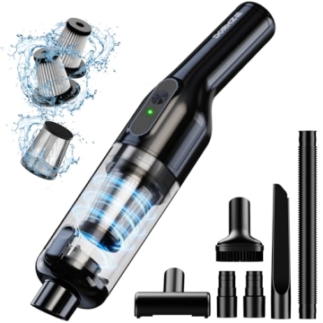 Handheld Cordless Vacuum - 16000Pa Suction, Lightweight Design