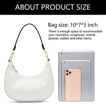 Shoulder Bags for Women Crossbody Bags Small White Purses Handbags Y2k Fashion