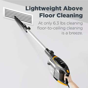 Eureka Flash Stick Vacuum - 15KPa Powerful and Lightweight