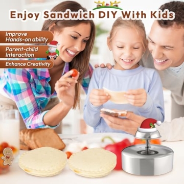 Sandwich Cutter Sealer for Homemade Uncrustables & PBJ