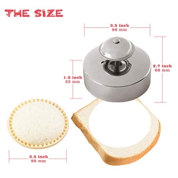 Sandwich Cutter Sealer for Homemade Uncrustables & PBJ