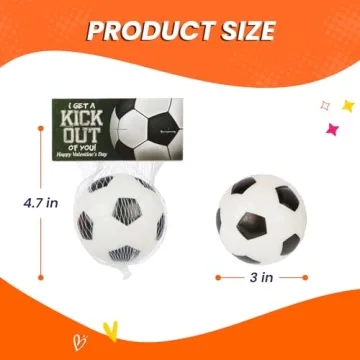 Funeta Sports Stress Balls with Valentine's Cards for Kids