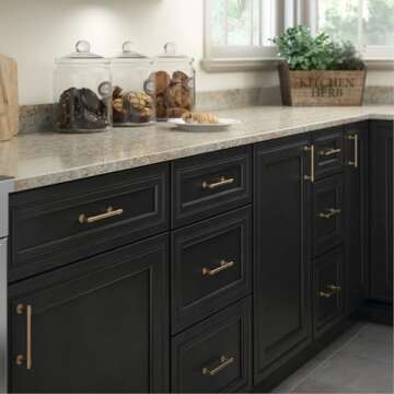 Franklin Brass Straight Bar Cabinet Pull, Champagne Bronze, 5-1/16 in (128mm) Drawer Handle, 10 Pack, P29618Z-CZ-B