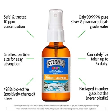 Sovereign Silver Bio-Active Silver Hydrosol for Kids