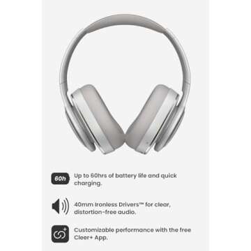 Cleer Audio Enduro ANC Headphones with 60 Hour Battery Life