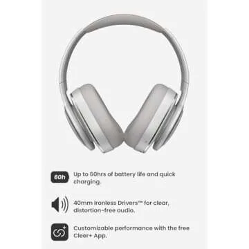 Cleer Audio Enduro ANC Headphones with 60 Hour Battery Life