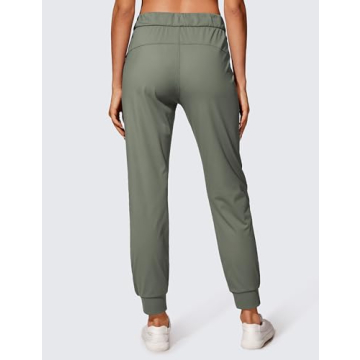 CRZ YOGA 4-Way Stretch Joggers for Women Grey Sage