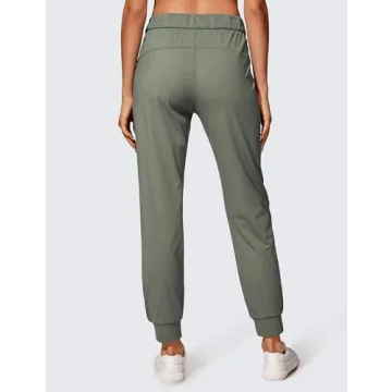 CRZ YOGA 4-Way Stretch Joggers for Women Grey Sage