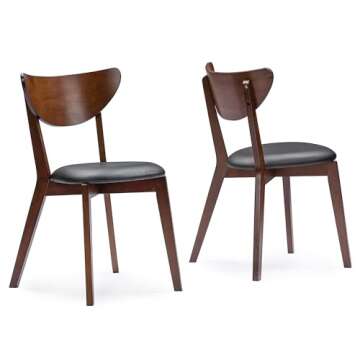 Baxton Studio Sumner 5-Piece Dining Set for Modern Homes