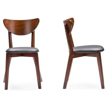 Baxton Studio Sumner 5-Piece Dining Set for Modern Homes