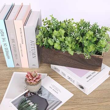 FUNARTY Faux Eucalyptus Plant for Stylish Home Decor