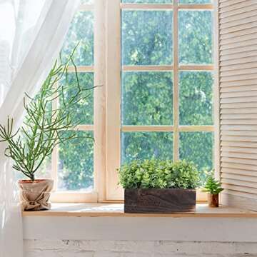 FUNARTY Faux Eucalyptus Plant for Stylish Home Decor