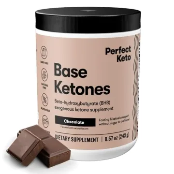Perfect Keto Exogenous Ketones Powder, BHB Salts for Ketosis & Fasting Support, Electrolytes for Hyd...