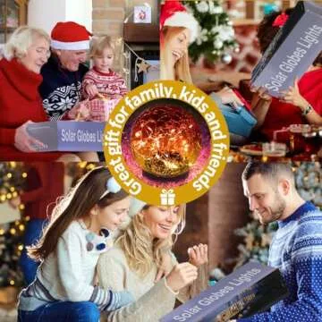 JKIMK Solar Globe Lights Outdoor - Durable & Easy to Use