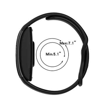 BabyValley Watch Bands Compatible for Amazon Halo View Bands Soft Sport Adjustable Wristbands Strap ...