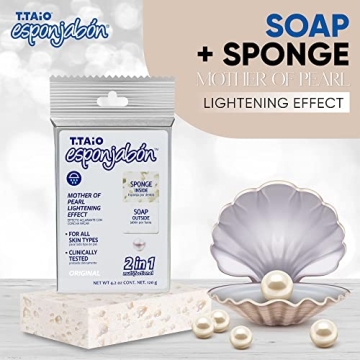 T. Taio Mother of Pearl Soap Sponge for Flawless Skin