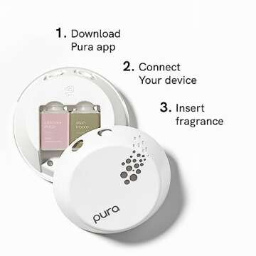 Pura Smart Home Fragrance Device - Dual Scent Diffuser Set