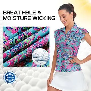 Women's Casual Petal Short Sleeve Work Office Blouse Top