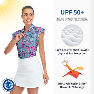 Women's Casual Petal Short Sleeve Work Office Blouse Top