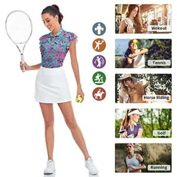 Women's Casual Petal Short Sleeve Work Office Blouse Top