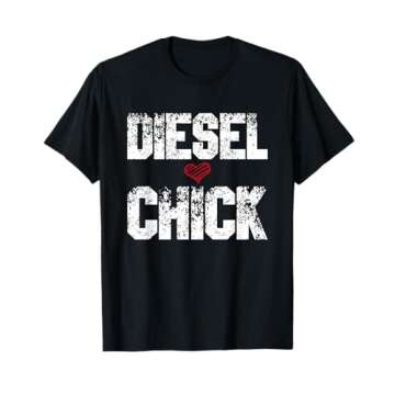 Women's Diesel Chick Trucker T-Shirt – A Perfect Gift for Female Drivers