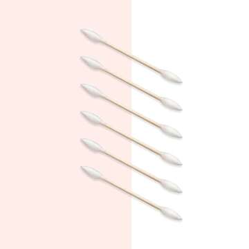 Diane Pointed Tip Cotton Swabs, 200 ct. 1-Pack - Super Soft for Sensitive Skin, Gentle on Face, Makeup and Beauty Applicator, Nail Polish Touch Up and Nail Design for Beauty, Personal Care, Crafts
