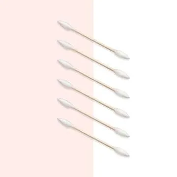 Diane Pointed Tip Cotton Swabs, 200 ct. 1-Pack - Super Soft for Sensitive Skin, Gentle on Face, Makeup and Beauty Applicator, Nail Polish Touch Up and Nail Design for Beauty, Personal Care, Crafts
