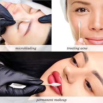 Diane Pointed Tip Cotton Swabs, 200 ct. 1-Pack - Super Soft for Sensitive Skin, Gentle on Face, Makeup and Beauty Applicator, Nail Polish Touch Up and Nail Design for Beauty, Personal Care, Crafts