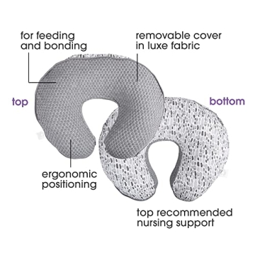 Boppy Nursing Pillow Luxe Support for Feeding Comfort