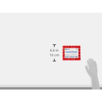 Learning Resources Lowercase Alphabet Stamps - 34 Pieces,Ages 4+, Teacher Stamps, Letter Stamps for Kids, Classroom and Teacher Supplies, ABC Stamps,Letter Stamps for Kids,Back to School Supplies