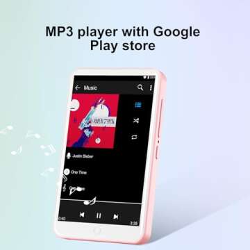 Oilsky 80GB MP3 Player with Android(Pink)